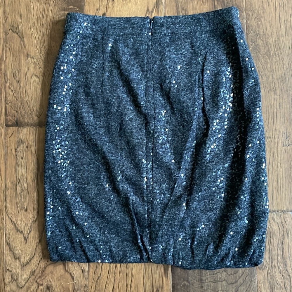 Peruvian Connection Sequin Drape Pleated Skirt - image 5